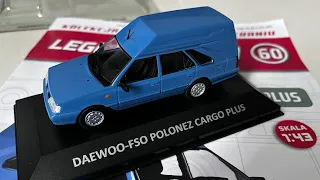 Daewoo-FSO Polonez Cargo Plus Unboxing 1/43 diecast model by Deagostini #legendyfso #fso