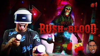 UNTIL DAWN: RUSH OF BLOOD Gameplay | CRAZY A$$ CLOWNS!! (pt.1) (PSVR)