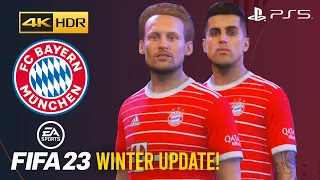 FIFA 23 PS5 - *WINTER UPDATE* - BAYERN MÜNCHEN - PLAYER FACES AND RATINGS