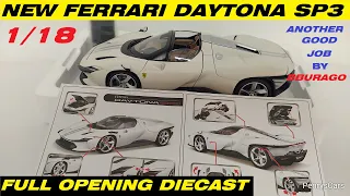 Review Ferrari Daytona SP3 Icona Series modelCar 1/18 scale by Bburago Signature