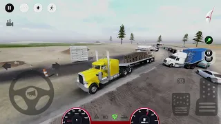Delivering pallets in the North Valley map in Truck Driver Heavy Cargo