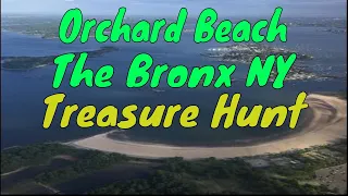 Orchard Beach Bronx NYC  Metal Detect with the NYC Treasure Hunting Crew GOLD