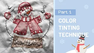 How to color tint with crayons on fabric