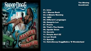 SNOOP DOGG (2009) Malice In Wonderland: Greatest Music Nonstop Collection Full Album, All  Favorites