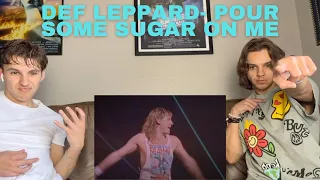 Twins React To Def Leppard- Pour Some Sugar On Me!!!