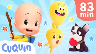 Cuquin's colorful balls and balloons and more 🎈 Educational videos & cartoons for babies