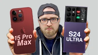 Samsung Galaxy S24 Ultra Vs iPhone 15 Pro Max | Comparison