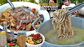 Goto LAMAN LOOB NATIVE na BABOY!! | Eddie WOW Lugaw ng Quiapo Manila - BACKYARD COOKING (HD)
