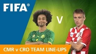Cameroon v. Croatia - Teams Announcement