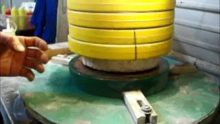 Cold pressing a mirror for polishing