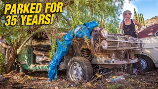 ABANDONED '67 Fairlane Pulled From its Grave After 35 Years!