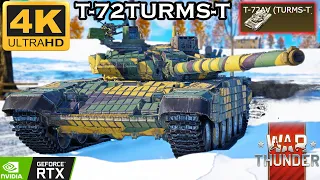 T-72AV TURMS-T War Thunder Gameplay 4K|T-72AV TURMS War Thunder Ground RB|T-72 TURMS-T Experience