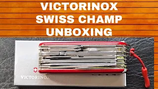 VICTORINOX SWISS CHAMP UNBOXING AND OVERVIEW, #sak #swissarmyknife #everydaycarry #edc