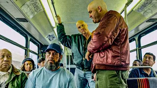 Gangster Bullied the Wrong Old Man on A Bus Who Turned Out To Be War BadAss.