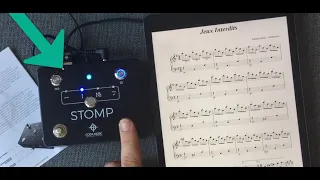 CODA MUSIC STOMP Bluetooth page turner Review FIRST LOOK