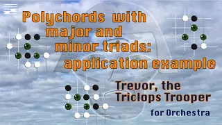 Polychords with Major and Minor Triads: Application Example