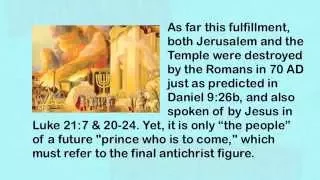 Daniel 9:24-27 - Seventy Weeks of the Messiah Explained Correctly