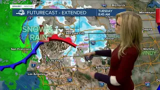 Windy and mild to start the week, then snow arrives