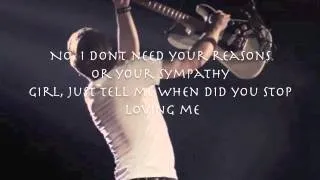 When Did You Stop Loving Me By Hunter Hayes Lyrics