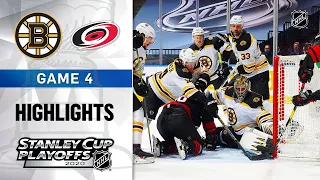 NHL Highlights | First Round, Gm4: Bruins @ Hurricanes - Aug. 17, 2020