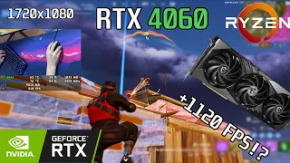 🚀 RTX 4060 + Ryzen 5 5600X 🚀 1720x1080 · LOW Meshes · FORTNITE Competitive Settings