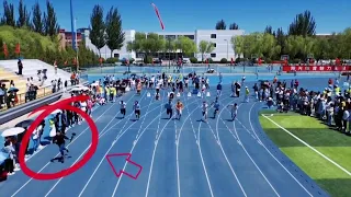 Cina, a vincere i 100 metri è il cameraman: corre più veloce di tutti gli atleti in gara