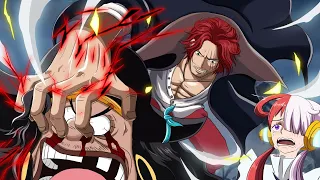 Luffy Gear 5: Save Uta, Blackbeard kneel under Shanks New Haki Power | One Piece Film Red Fan Anime