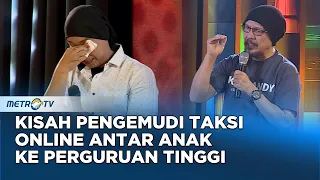 Meneteskan Air Mata, Kisah Pengemudi Taksi Online Antar Anak ke Perguruan Tinggi #KICKANDY