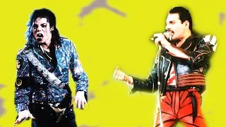 Freddie Mercury & Michael Jackson Direct Vocal Range Comparison