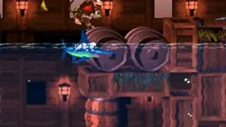 Donkey Kong Country 2 102% Walkthrough : Crocodile Cauldron - Lava Lagoon