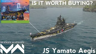 JS Yamato Aegis - is it Worth Buying? - Modern Warships