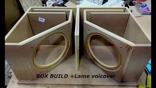 Building a Sub box I designed for two JL Audio 12w6v3's