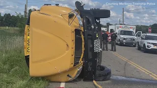 School bus driver in Stark County rollover crash has multiple traffic violations on driving record