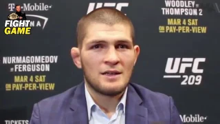 Khabib Nurmagomedov Vs Tony Ferguson Heated Trash Talk Highlight