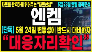 [엔켐 주가분석]"긴급공시" 5분전, 속보! 관계사 CB폭탄물량 5월 24일 반드시 변동성에 대비하셔야 합니다. "이 것"만 알면 대응가능하다! #엔켐#엔켐전망#엔켐주가#엔켐목표가