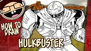 How to Draw the HULKBUSTER IRON MAN ARMOR (Avengers: Infinity War) | Narrated Step-by-Step Tutorial