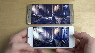 Modern Combat 5 iPhone 6S vs. Samsung Galaxy S6 Edge Plus Gameplay - Review!