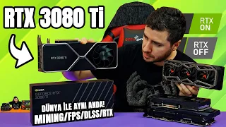 DÜNYA İLE AYNI ANDA! - NVIDIA RTX 3080 Ti İNCELEMESİ 🔥 (4K Mining/FPS/RTX/DLSS)