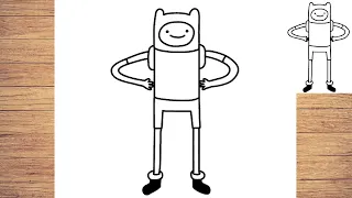 How to draw Finn from Adventure Time