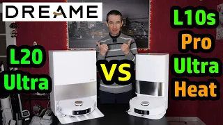 ✅ COMPARE DREAME L10s PRO ULTRA HEAT vs L20 ULTRA - 14 DIFFERENCES ✅