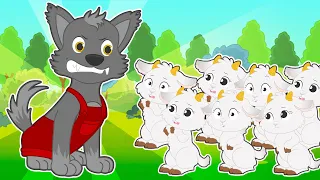 BABIES ALEX AND LILY 🐐🐺 The Seven goats and the wolf story
