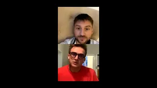 Sergey Lazarev & Vlad Topalov / Сергей Лазарев & Влад Топалов instagram live 17.04.2020