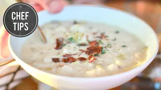 New England Clam Chowder Recipe | Chef Tips