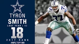 #18: Tyron Smith (OT, Cowboys) | Top 100 Players of 2017 | NFL