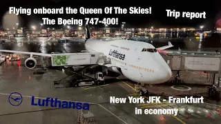 TripReport: Lufthansa | New York JFK - Frankfurt | Boeing 747-400 | Economy