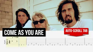 Come As You Are - Nirvana - Play Along Guitar Tab - D Standard