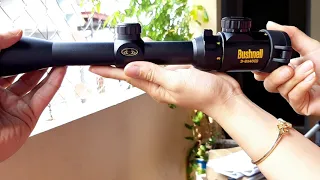 Test kính ngắm Bushnell 3-9x40 chữ khắc vàng| Ống ngắm pcp chất lượng loại 1, giá sinh viên