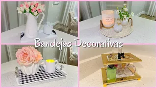 Como hacer Bandejas Decorativas / Serving Trays DIY / Decoración 2023