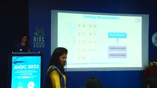 AIOC 2023   IC578   topic Dr Fernandes Merle  The Principals and Evolution of Corneal Neurotization