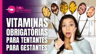 VITAMINAS NA GRAVIDEZ Os Melhores Suplementos para Engravidar e ter uma Gestação Saudável